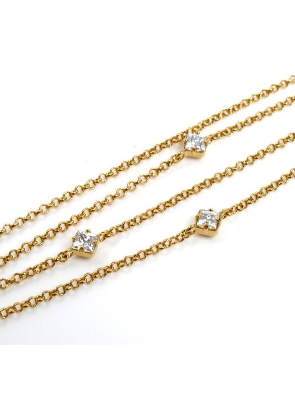 Louis Vuitton Metal Necklace LV 41 cm - Picture 4 of 8